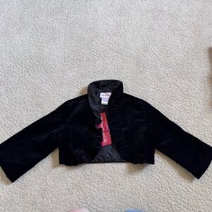 NWT Velvet Jacket Black My AG American Girl Size 7 F2114.BLA.7
